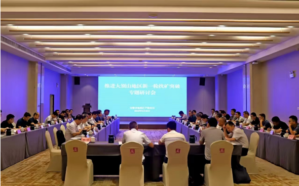 推進大別山地區新一輪找礦突破專題研討會成功舉辦